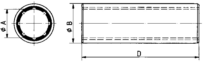 Vannsmurte Lager SLEIPNER Cutlesslager 30mm 1 34 30x4445x127 null